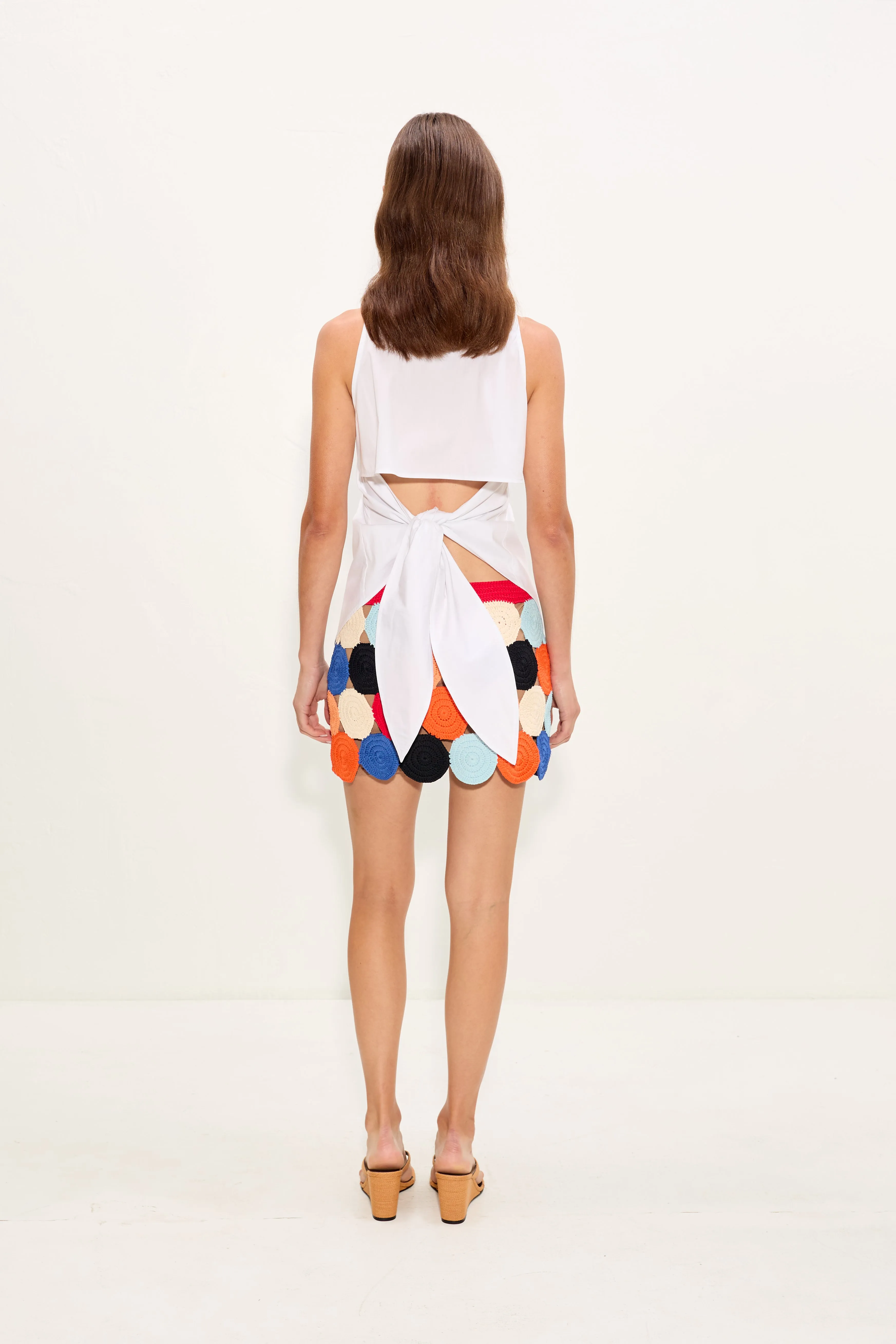Beep Beep Mini Skirt In Confetti sold by Simon Miller product image thumbnail 4