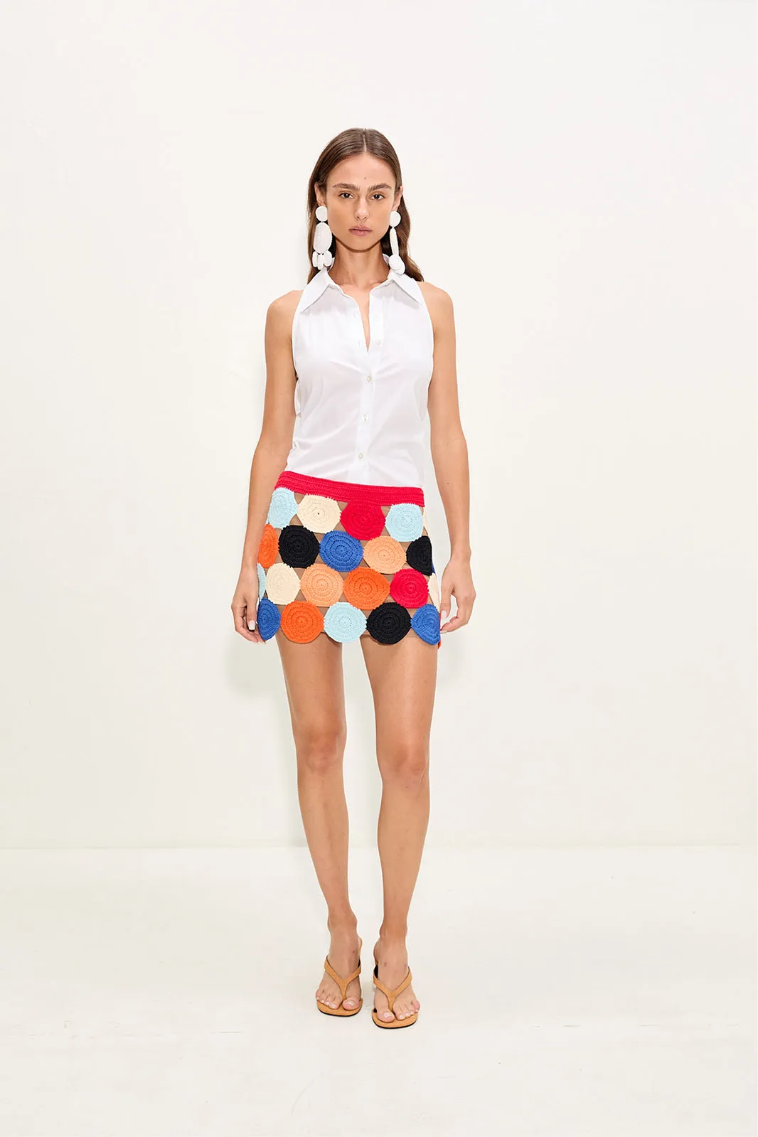 Beep Beep Mini Skirt In Confetti sold by Simon Miller product image thumbnail 2
