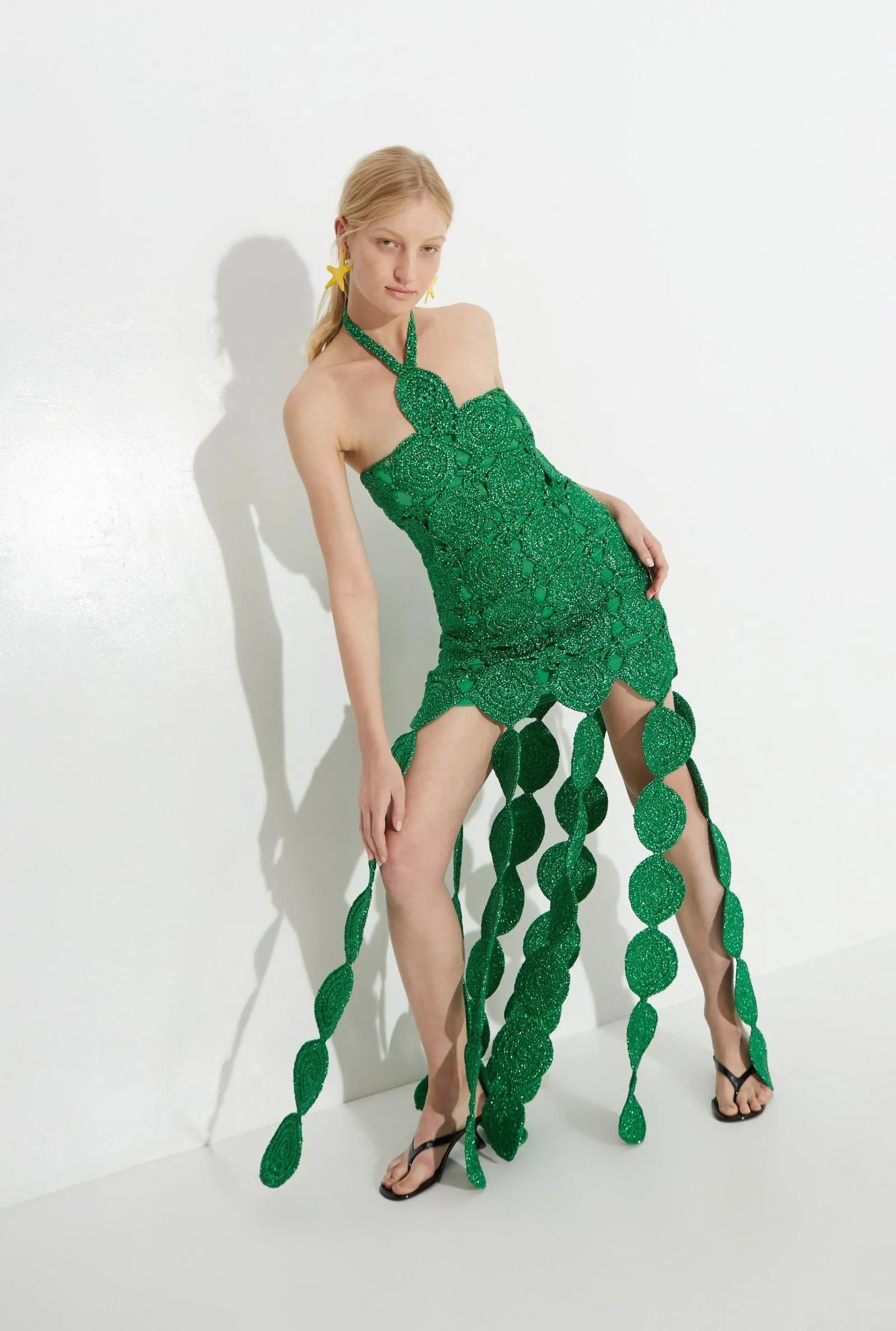 Beep Beep Dress in Gummy Green sold by Simon Miller product image thumbnail 4