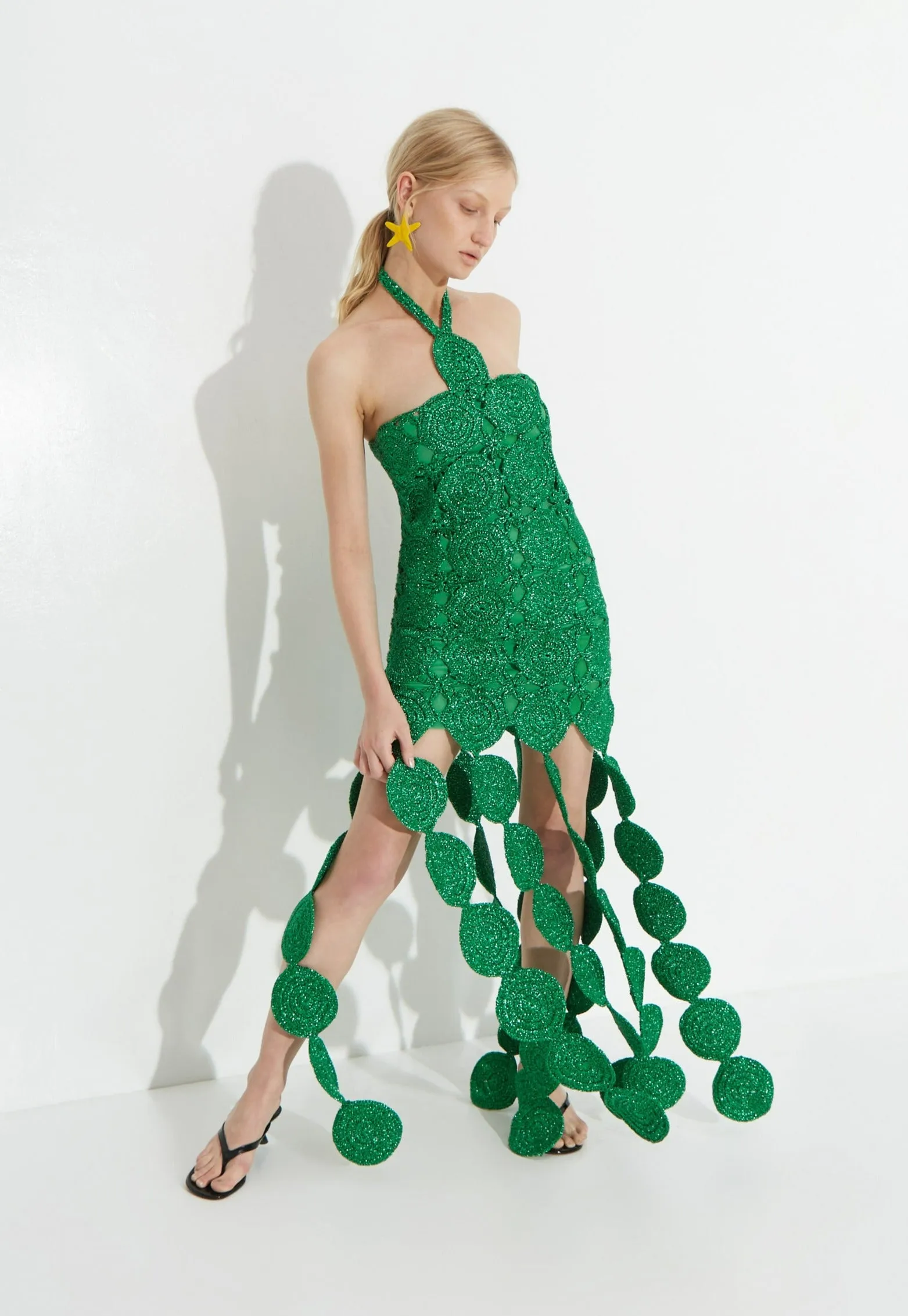 Beep Beep Dress in Gummy Green sold by Simon Miller product image thumbnail 3