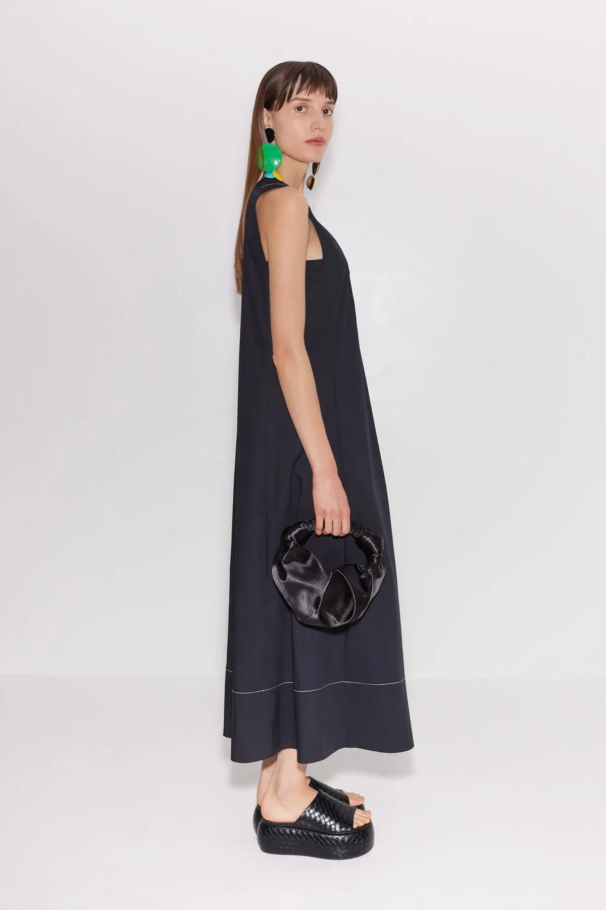 Mar Poplin Dress in Black sold by Simon Miller product image thumbnail 3