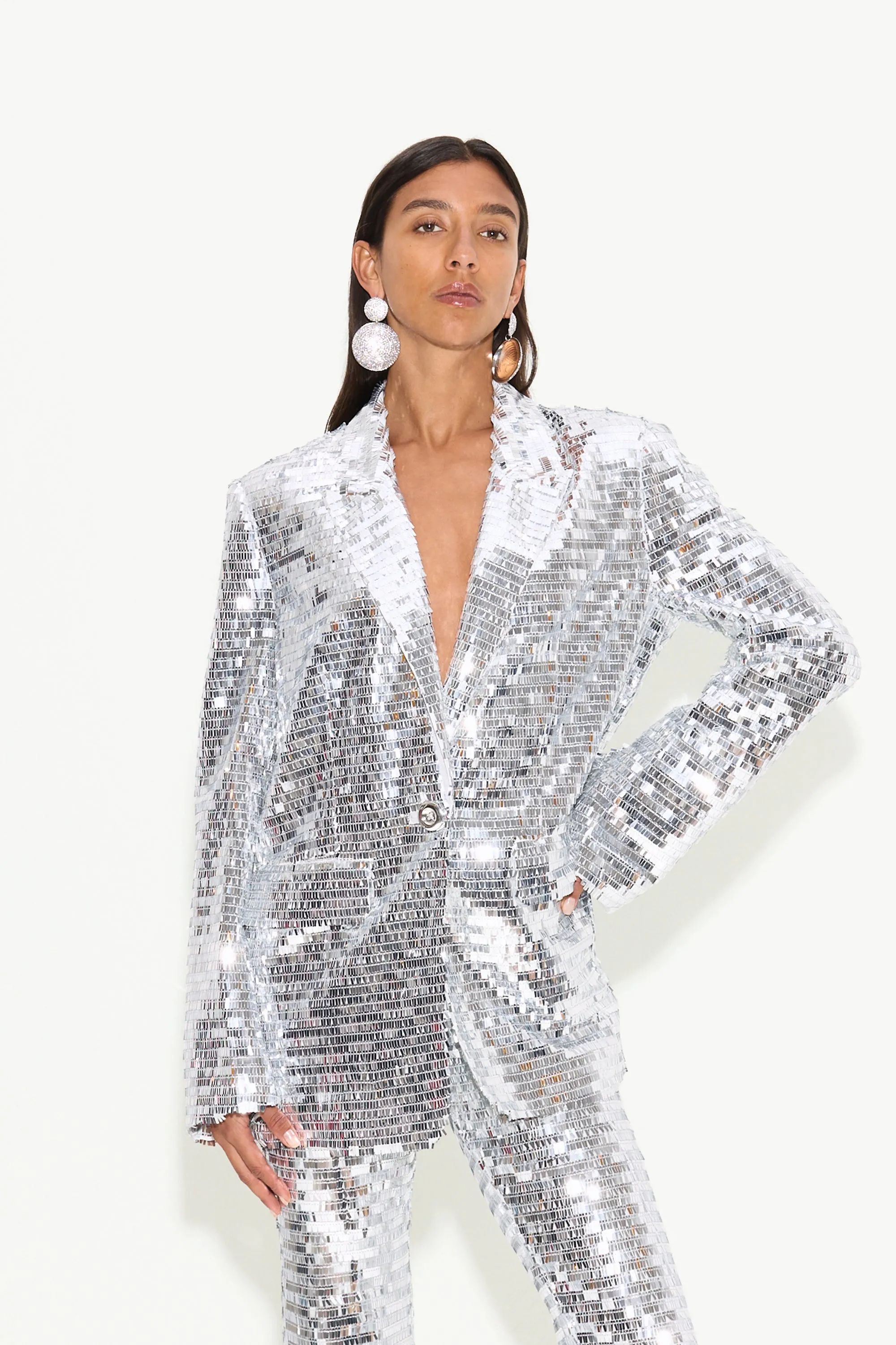Lennox Jacket In Satellite Silver sold by Simon Miller