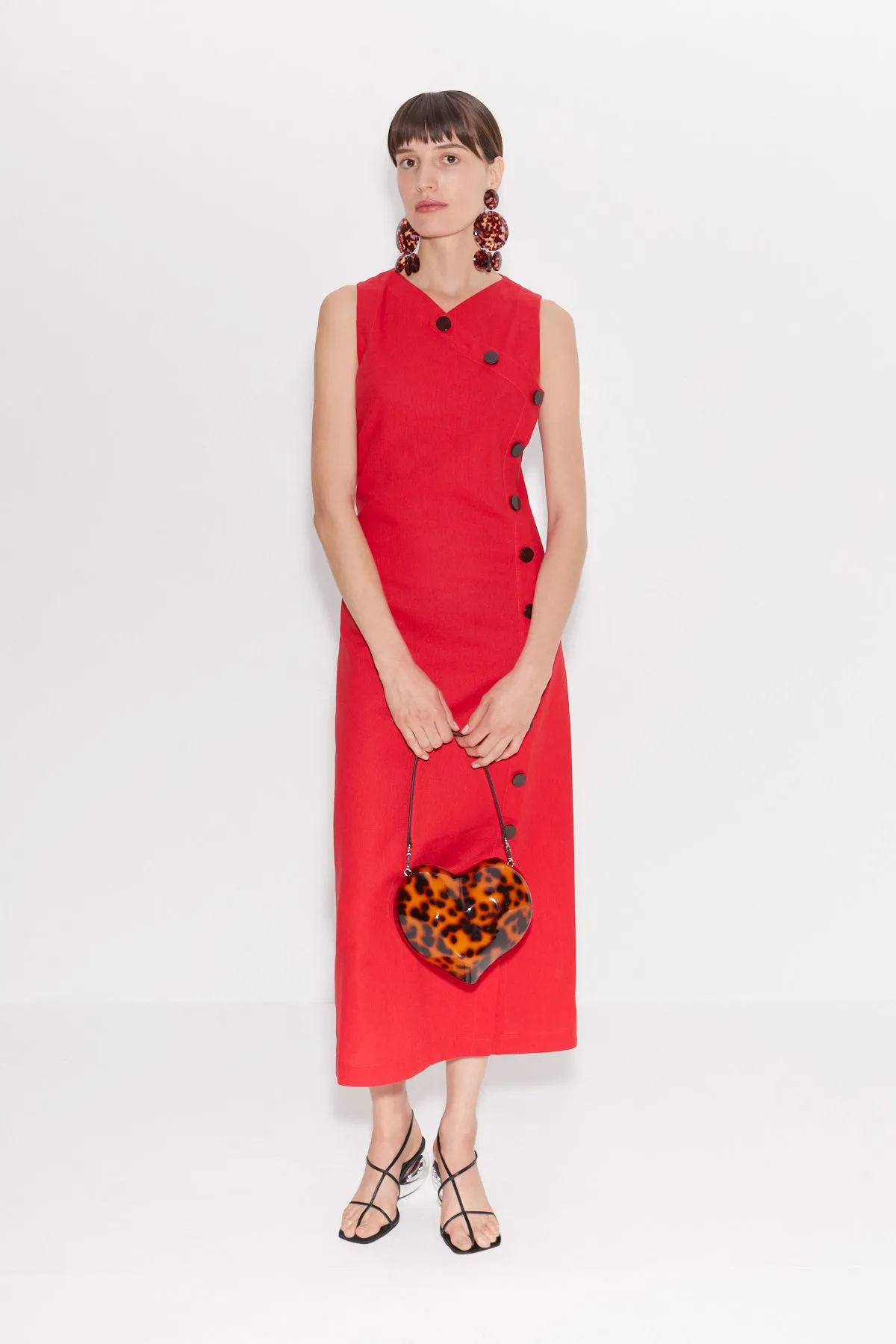Phoenix Linen Dress in Paprika sold by Simon Miller product image thumbnail 5