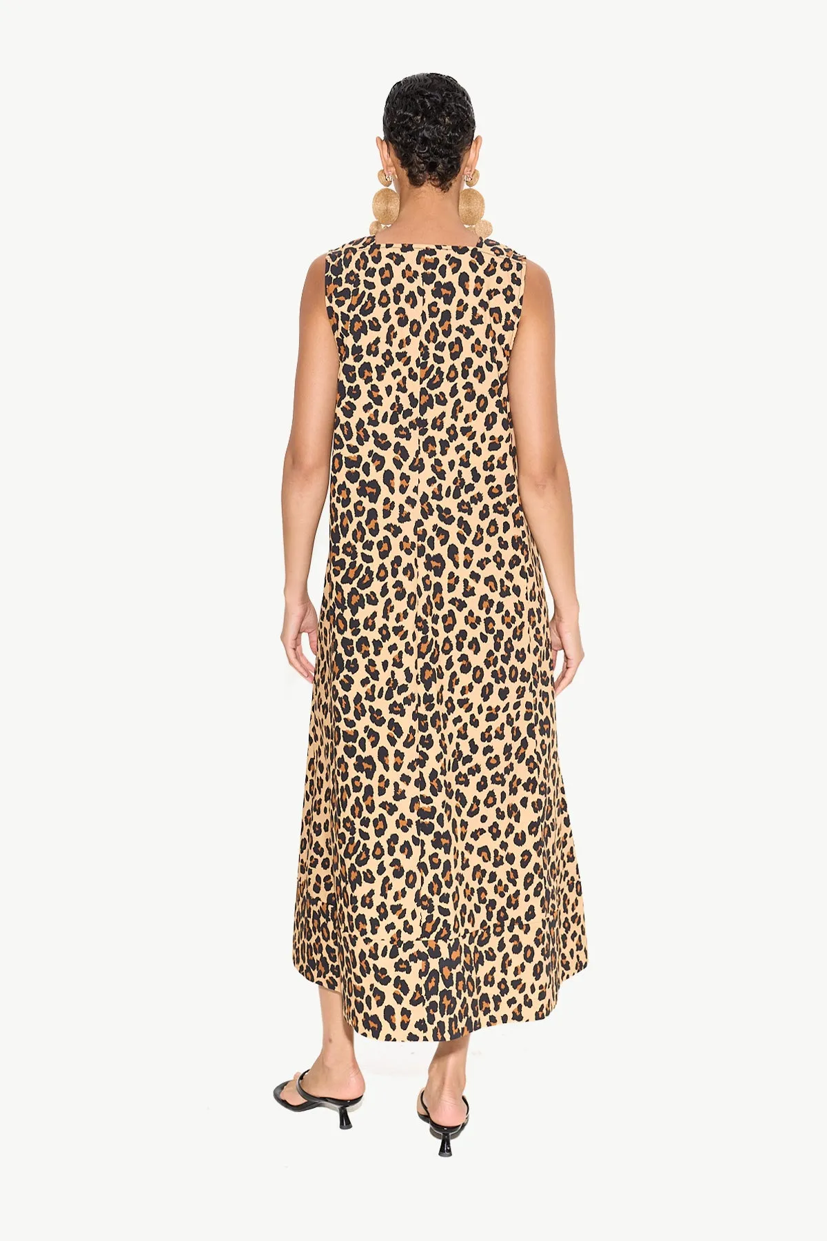 Mar Poplin Dress in Cheetah sold by Simon Miller product image thumbnail 4