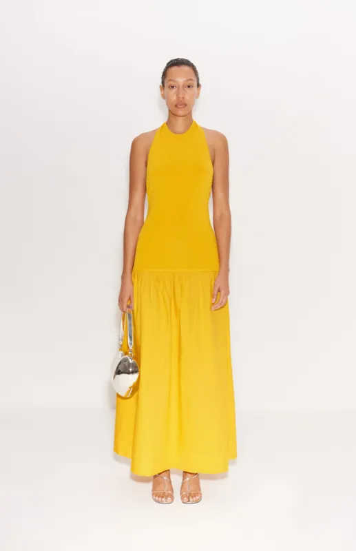 Junjo Combo Dress in Sherbert Orange sold by Simon Miller