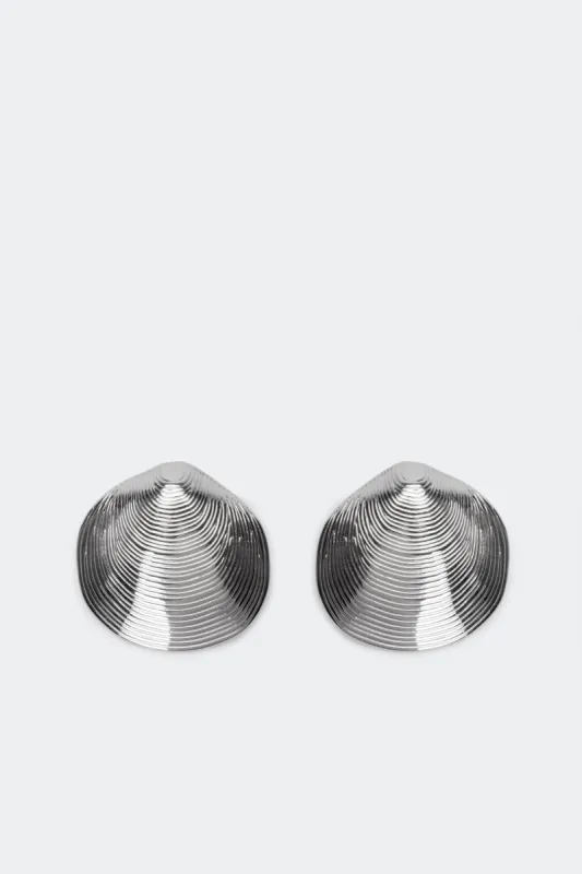 Moule Earrings in Silver sold by Simon Miller