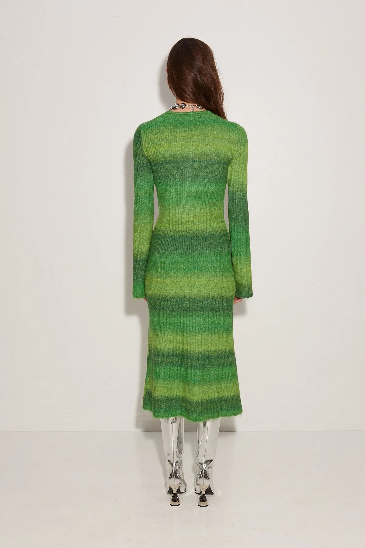 Axon Dress in Gummy Green Multi sold by Simon Miller product image thumbnail 4