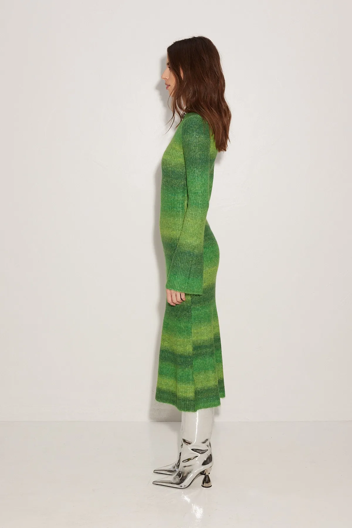 Axon Dress in Gummy Green Multi sold by Simon Miller product image thumbnail 3