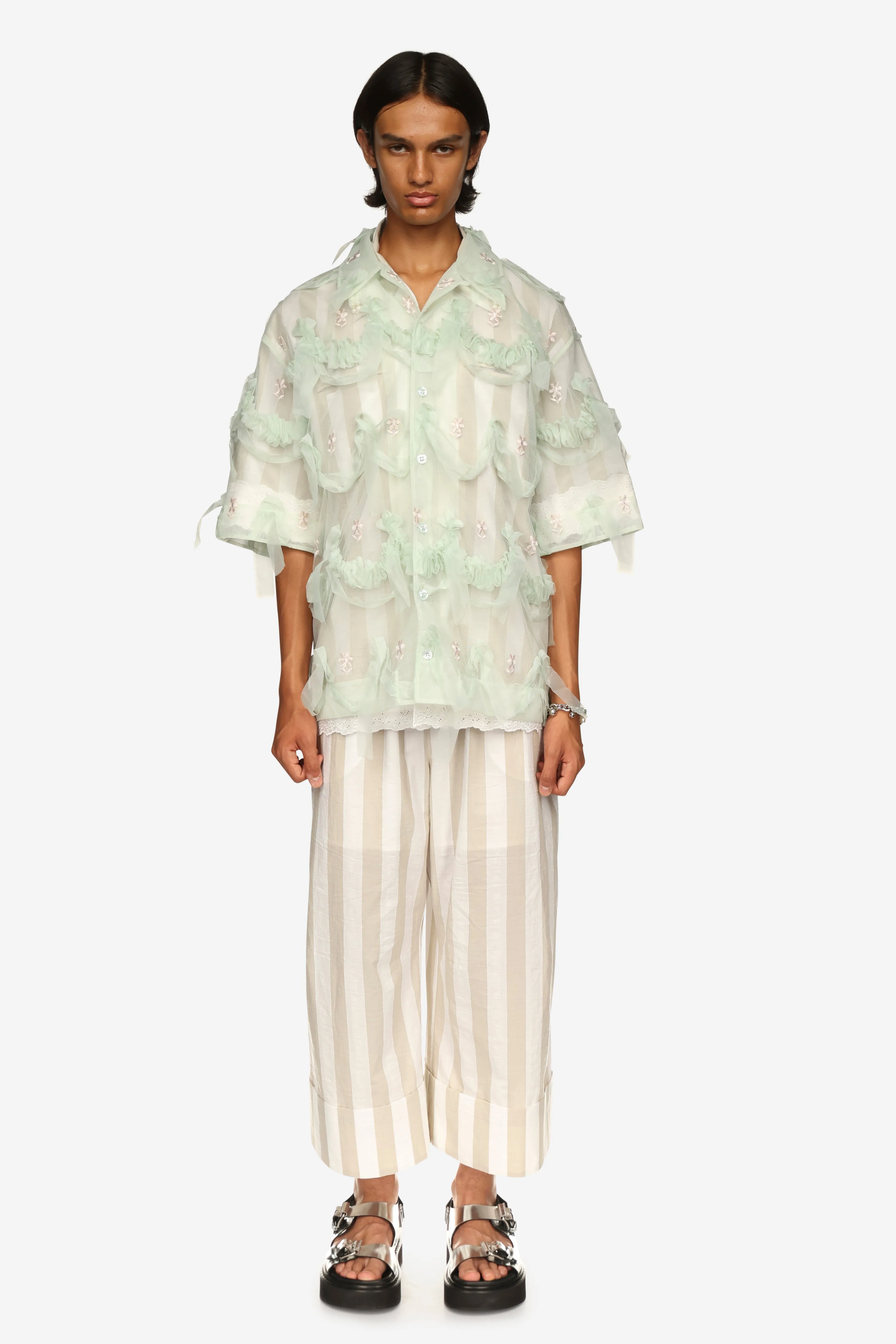 Relaxed Short Sleeve Shirt sold by Simone Rocha product image thumbnail 3
