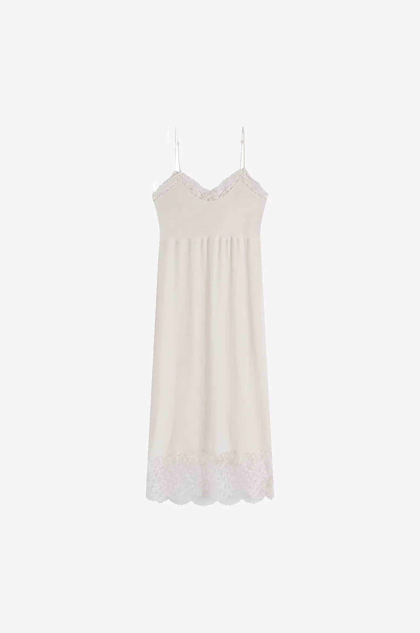 Deep Lace Trim Slip Dress sold by Simone Rocha
