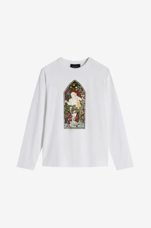 Stained Glass Woman Long Sleeve T-Shirt sold by Simone Rocha