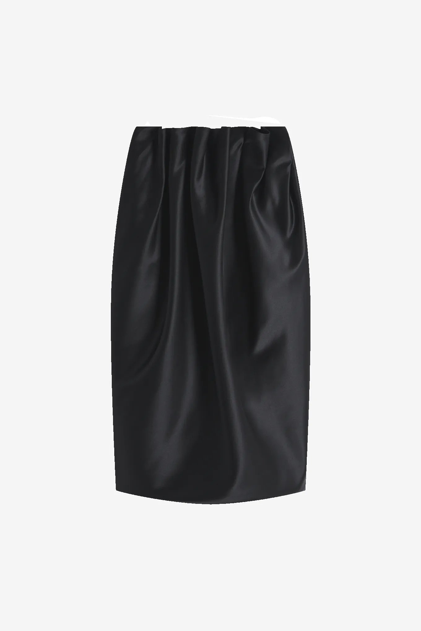 Pleated Heavy Satin Skirt sold by Simone Rocha