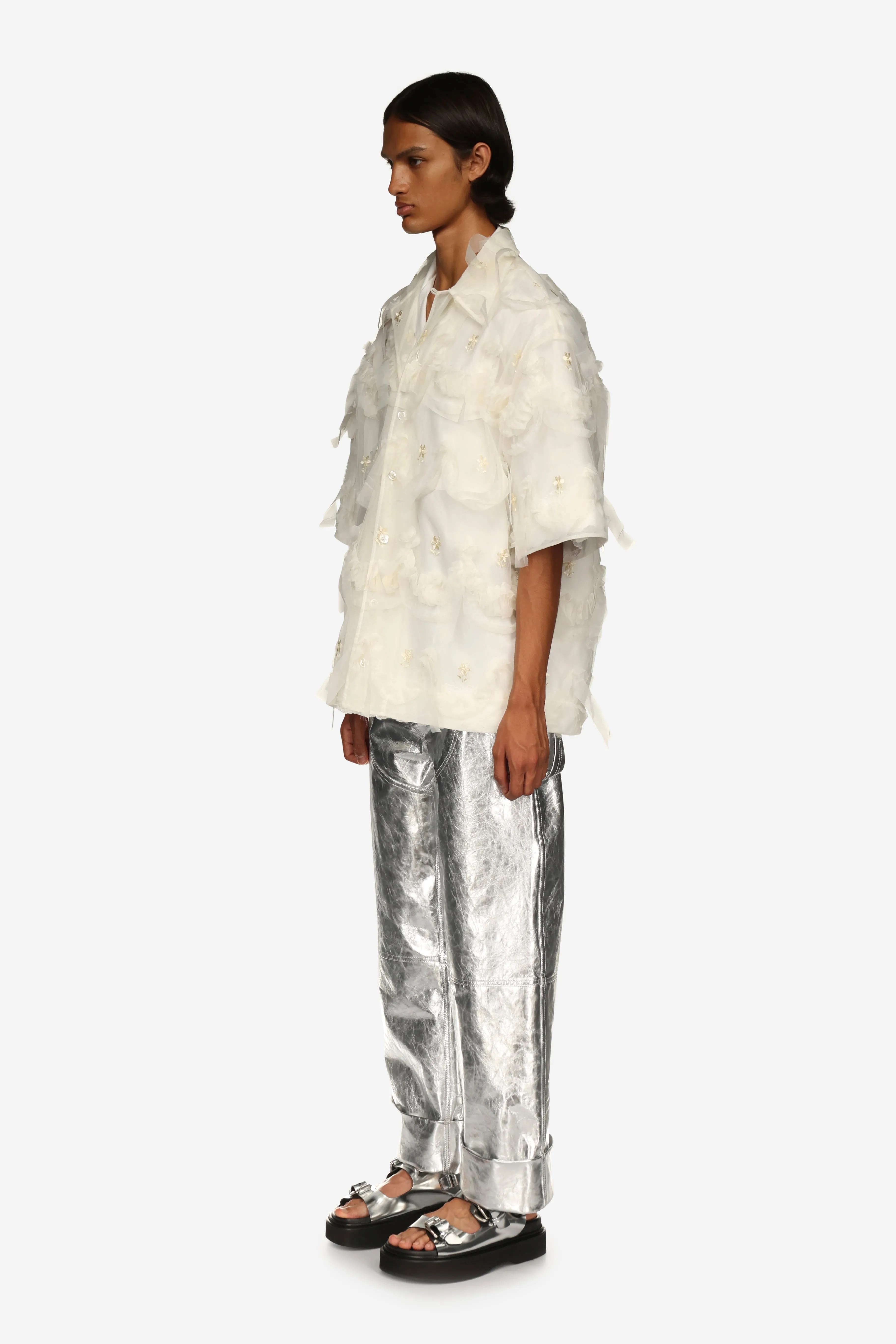 Relaxed Short Sleeve Shirt sold by Simone Rocha product image thumbnail 4