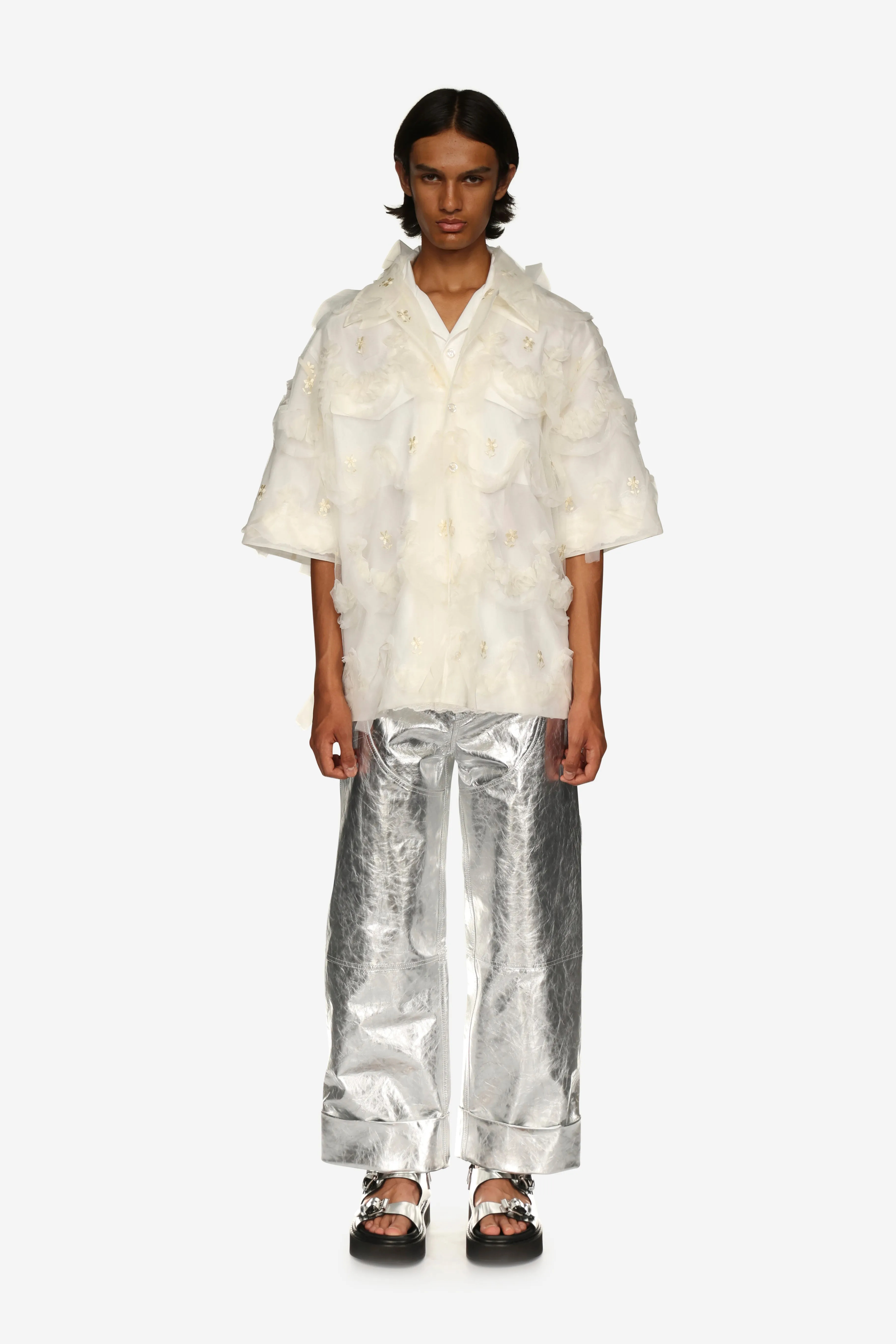Relaxed Short Sleeve Shirt sold by Simone Rocha product image thumbnail 3