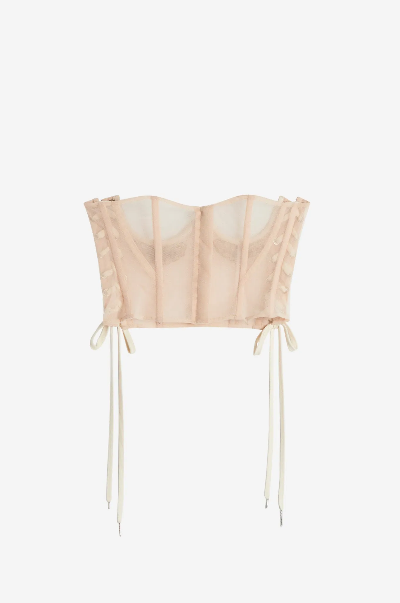 Embellished Short Lace Up Corset sold by Simone Rocha product image thumbnail 5