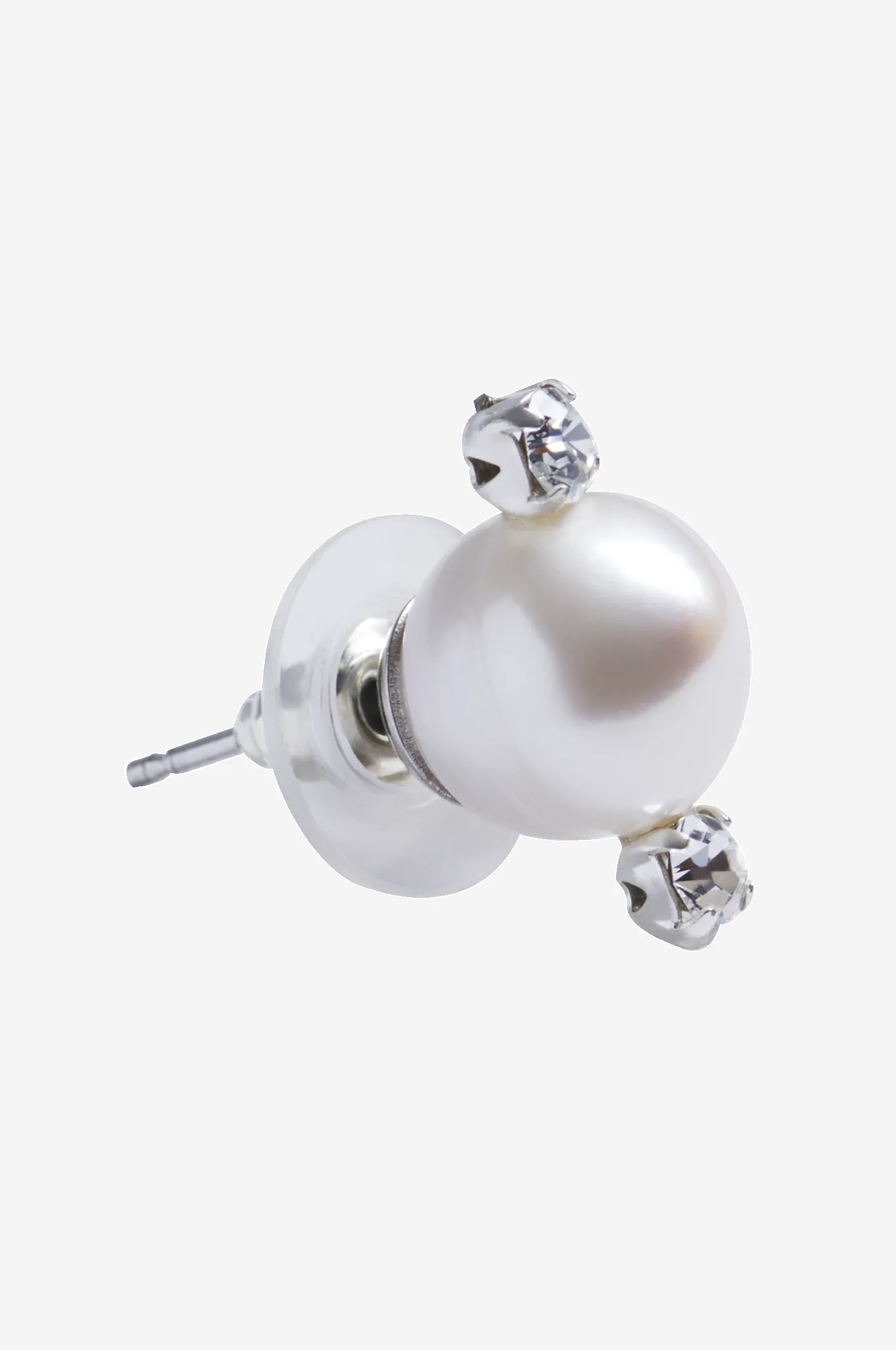 Mini Crystal Pearl Stud Earrings sold by Simone Rocha product image thumbnail 2