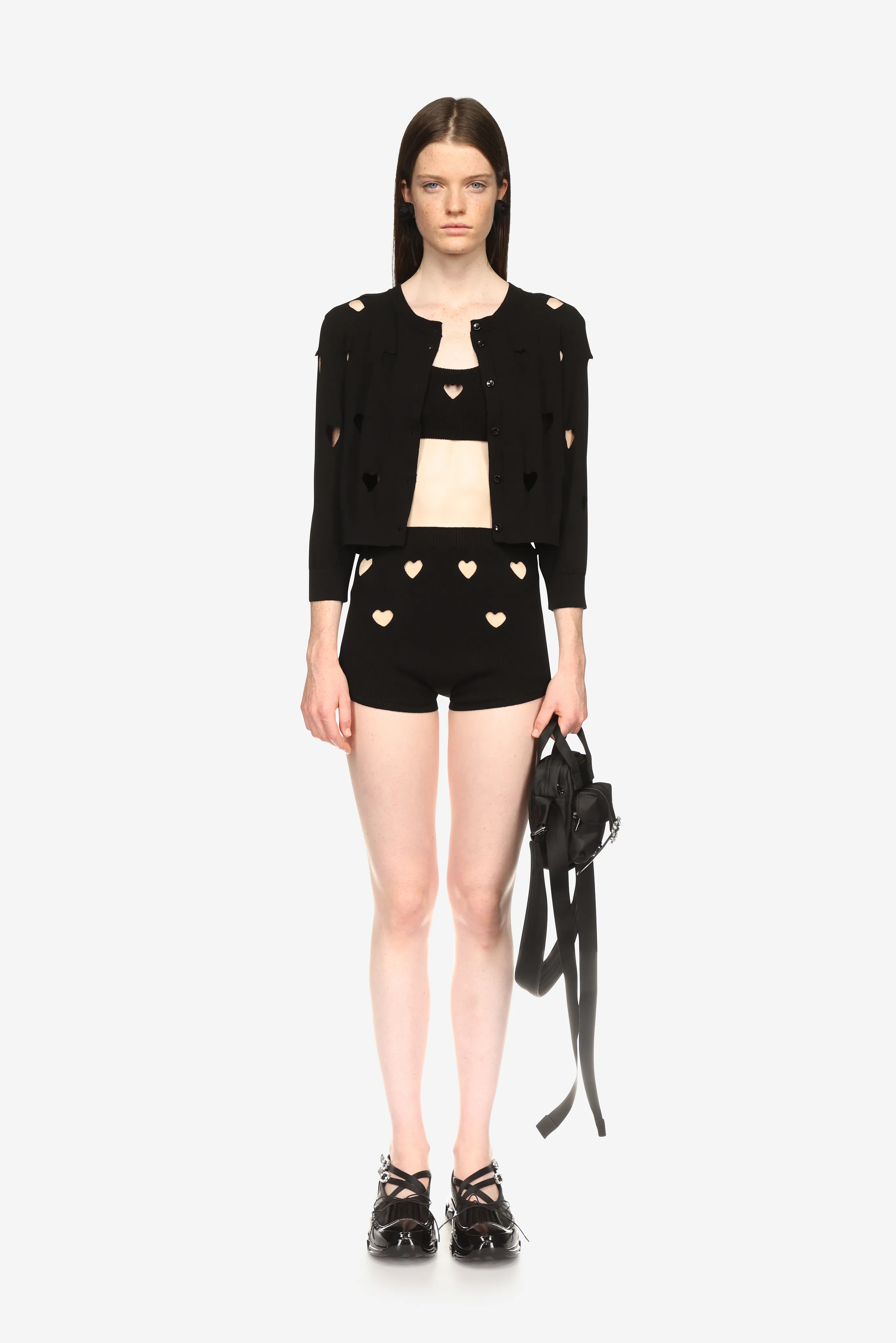 Cut Out Love Heart Cardigan sold by Simone Rocha product image thumbnail 3