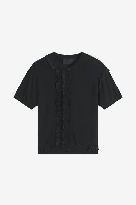 Frilly Short Sleeve Cardigan sold by Simone Rocha
