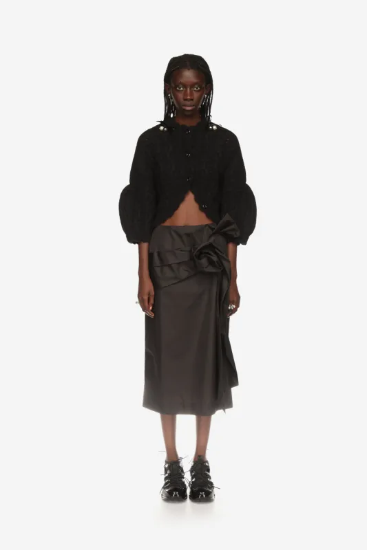 Bell Charm Lace Stitch Cardigan sold by Simone Rocha