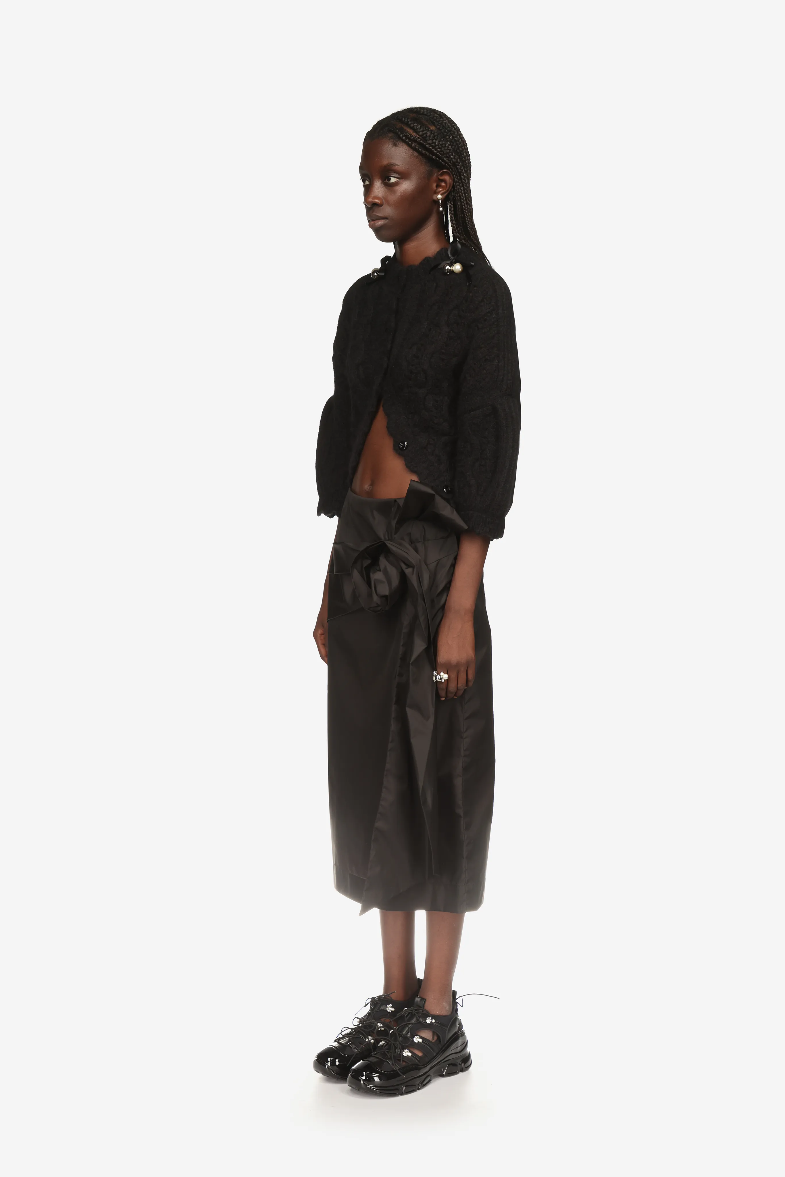 Bell Charm Lace Stitch Cardigan sold by Simone Rocha product image thumbnail 2