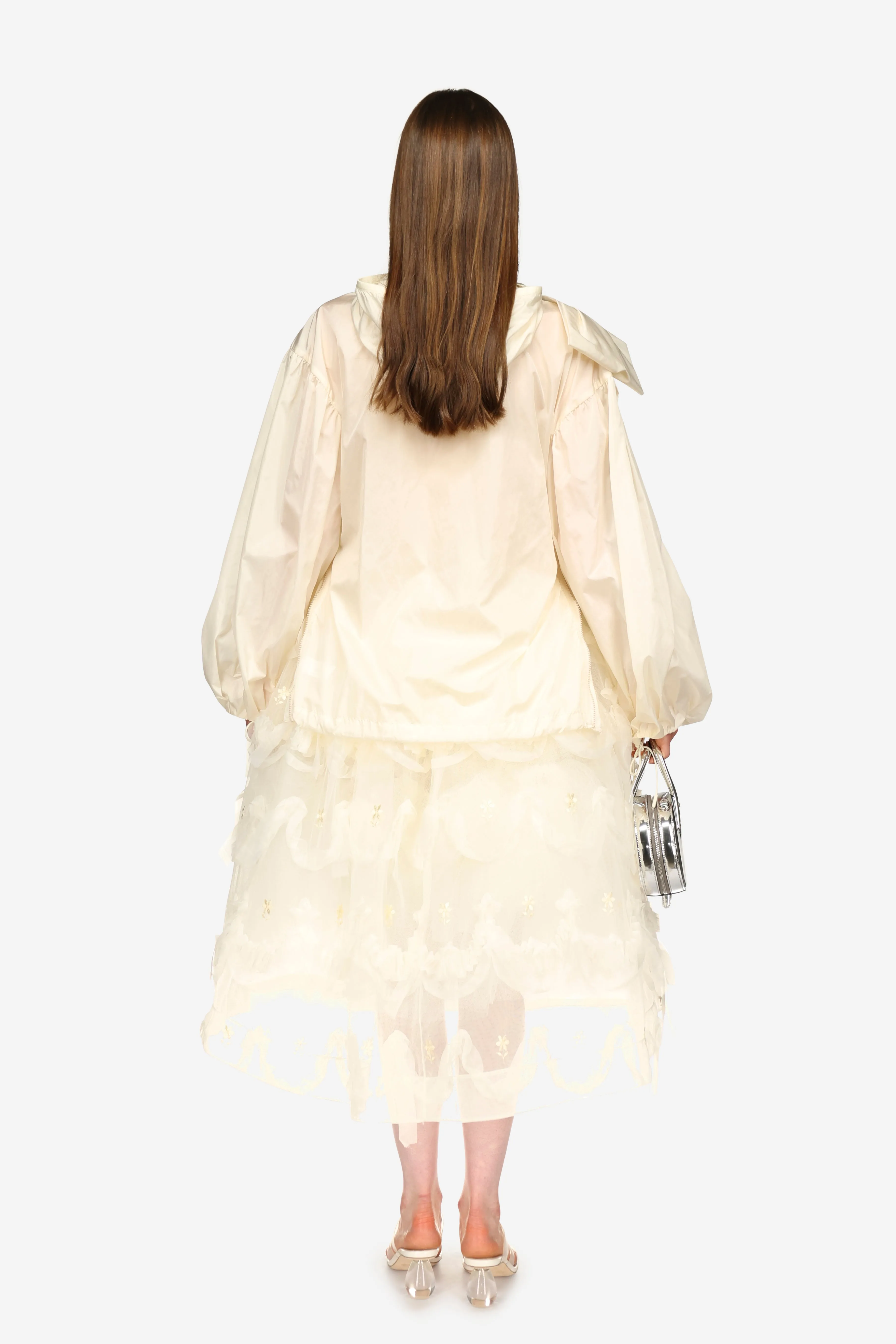 Pressed Rose Puff Sleeve Tech Jacket sold by Simone Rocha product image thumbnail 3