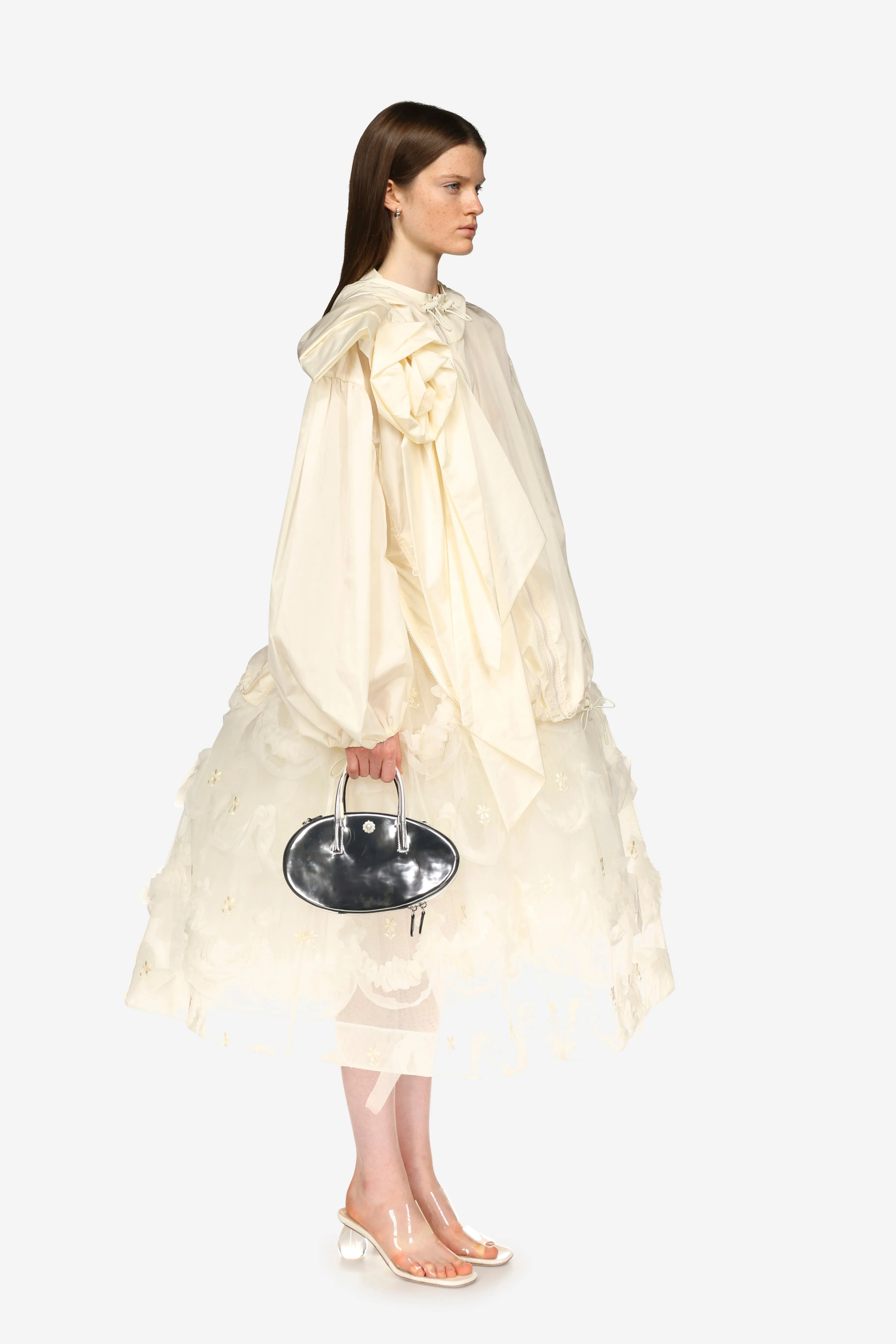 Pressed Rose Puff Sleeve Tech Jacket sold by Simone Rocha product image thumbnail 2