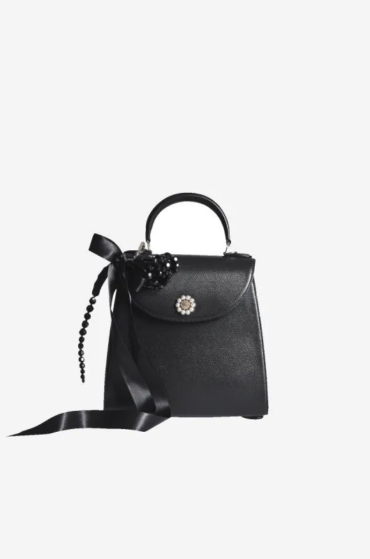 Valentine Bag With Beaded Flower made by Simone Rocha