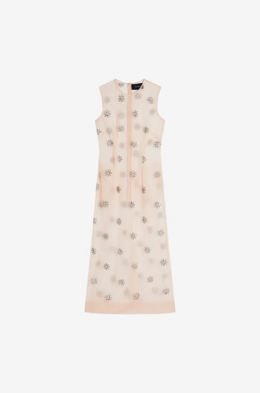 Embellished Sleeveless Dart Dress made by Simone Rocha