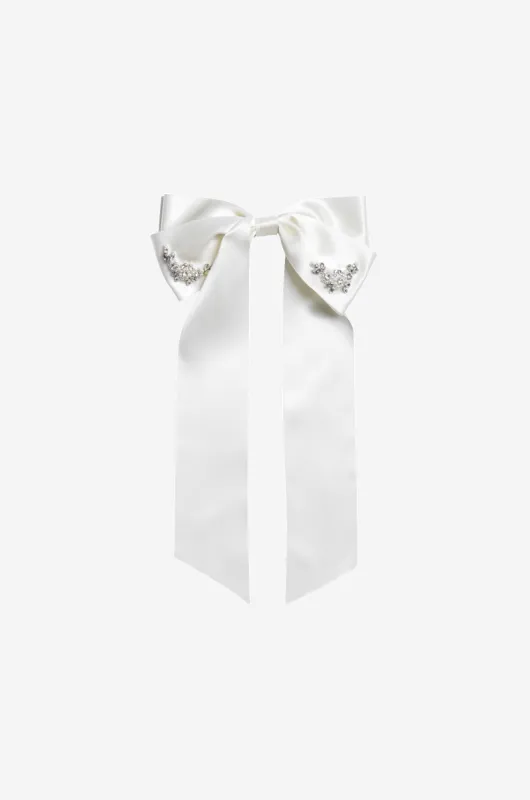 Embellished Satin Bow sold by Simone Rocha