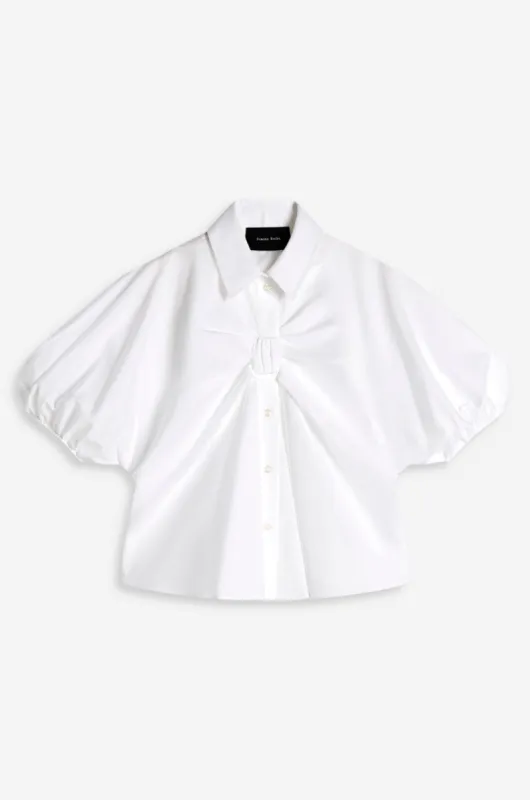 Front Bow Gathered Shirt sold by Simone Rocha