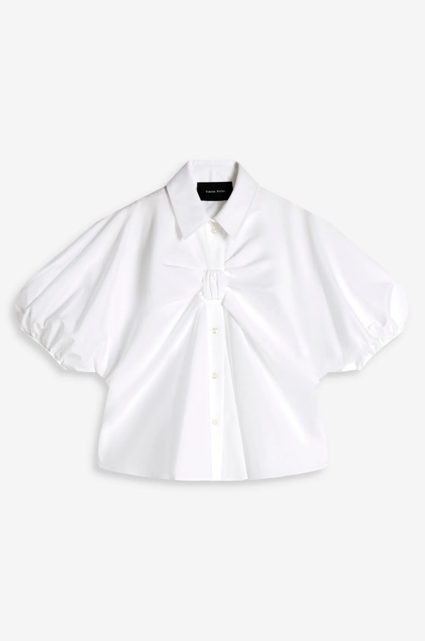 Front Bow Gathered Shirt sold by Simone Rocha
