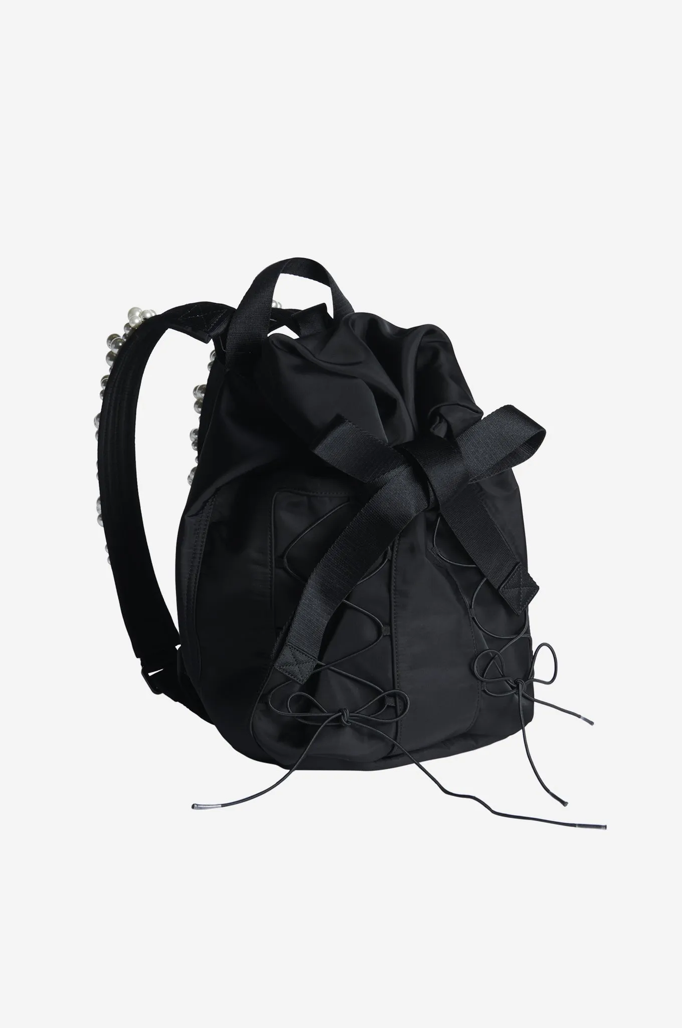 Beaded Lace Up Backpack sold by Simone Rocha product image thumbnail 3