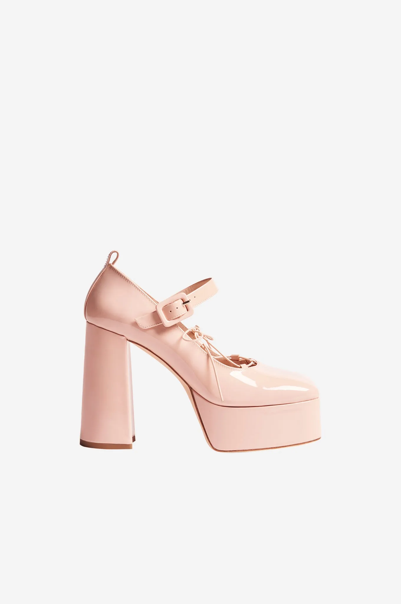 Heart Toe Platform Laceup Heel sold by Simone Rocha