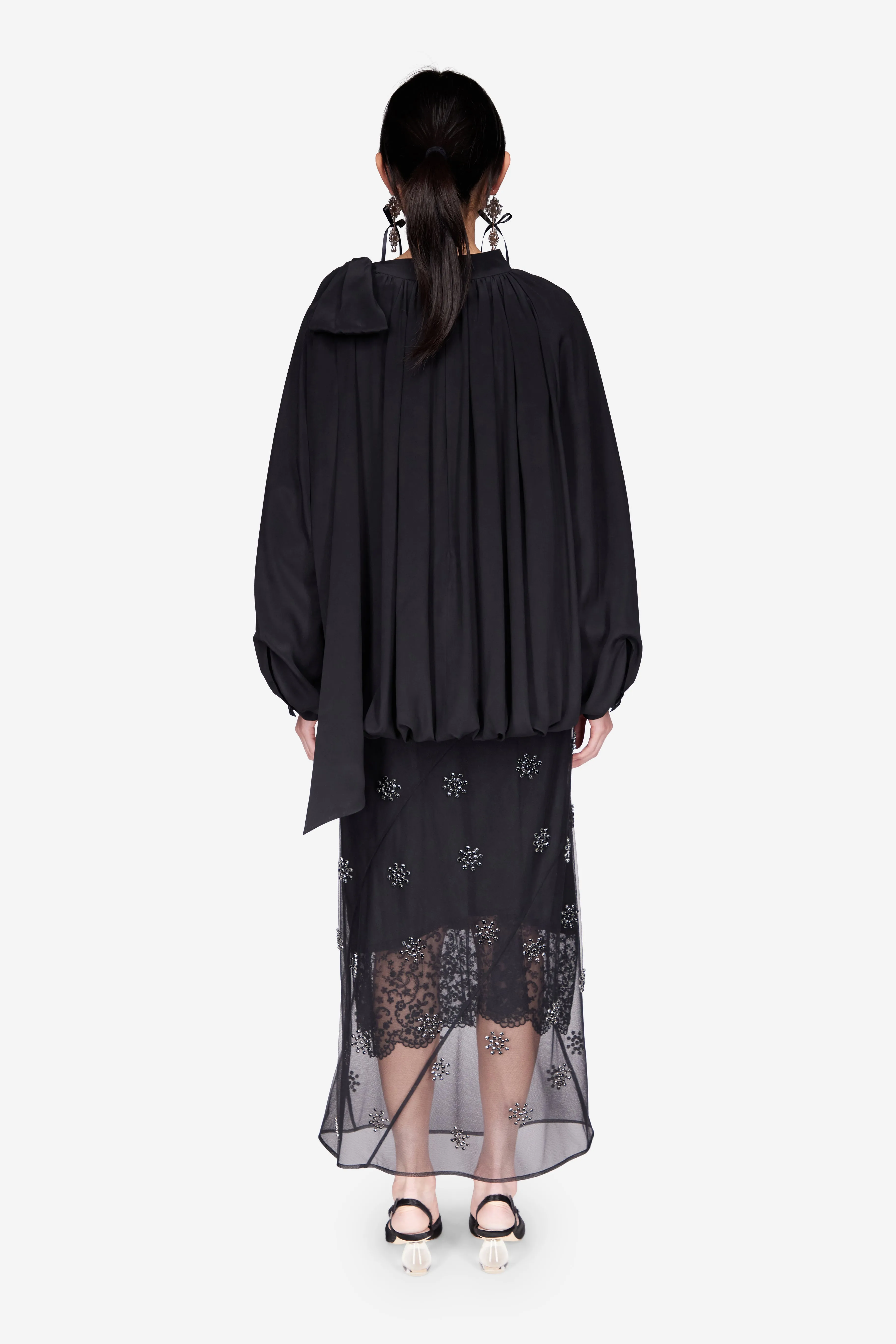 Shoulder Bow Balloon Top sold by Simone Rocha product image thumbnail 3