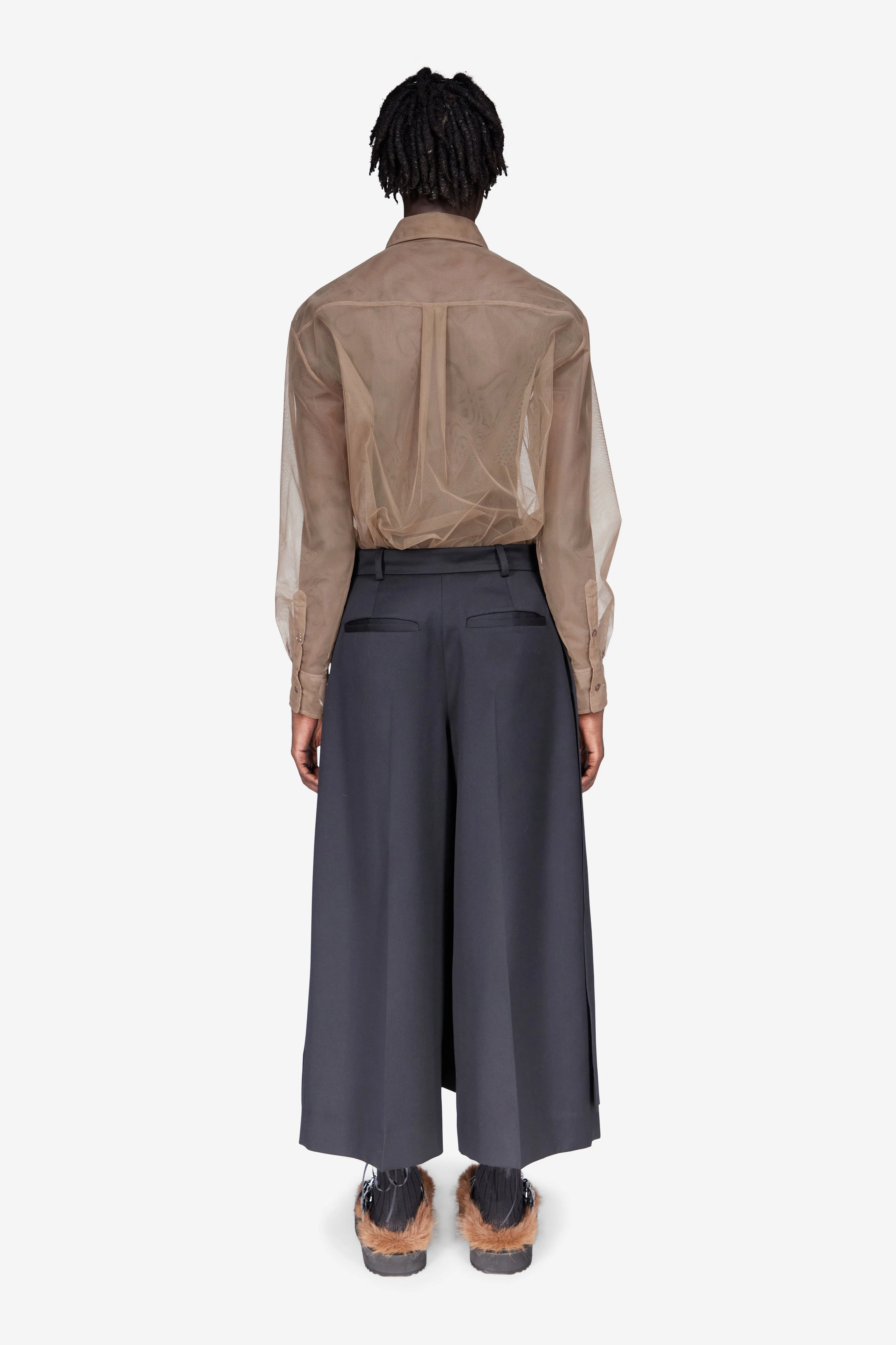 Sheer Embellished Classic Fit Shirt sold by Simone Rocha product image thumbnail 3