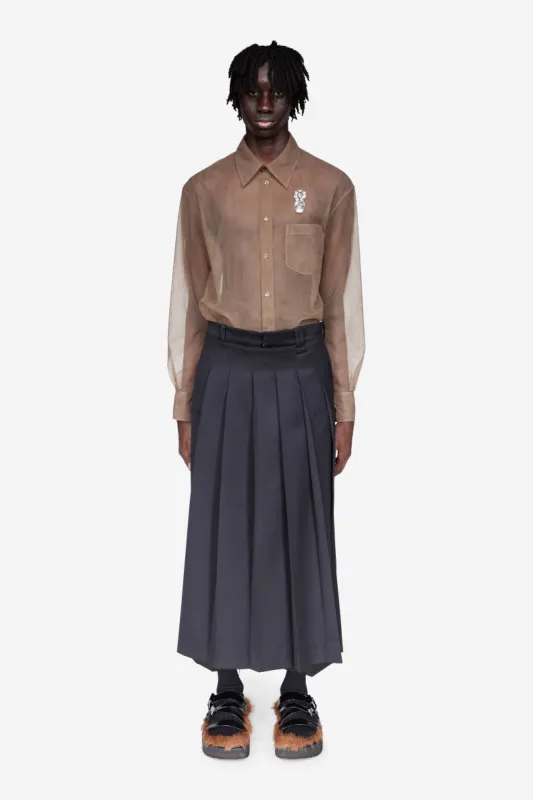 Sheer Embellished Classic Fit Shirt sold by Simone Rocha