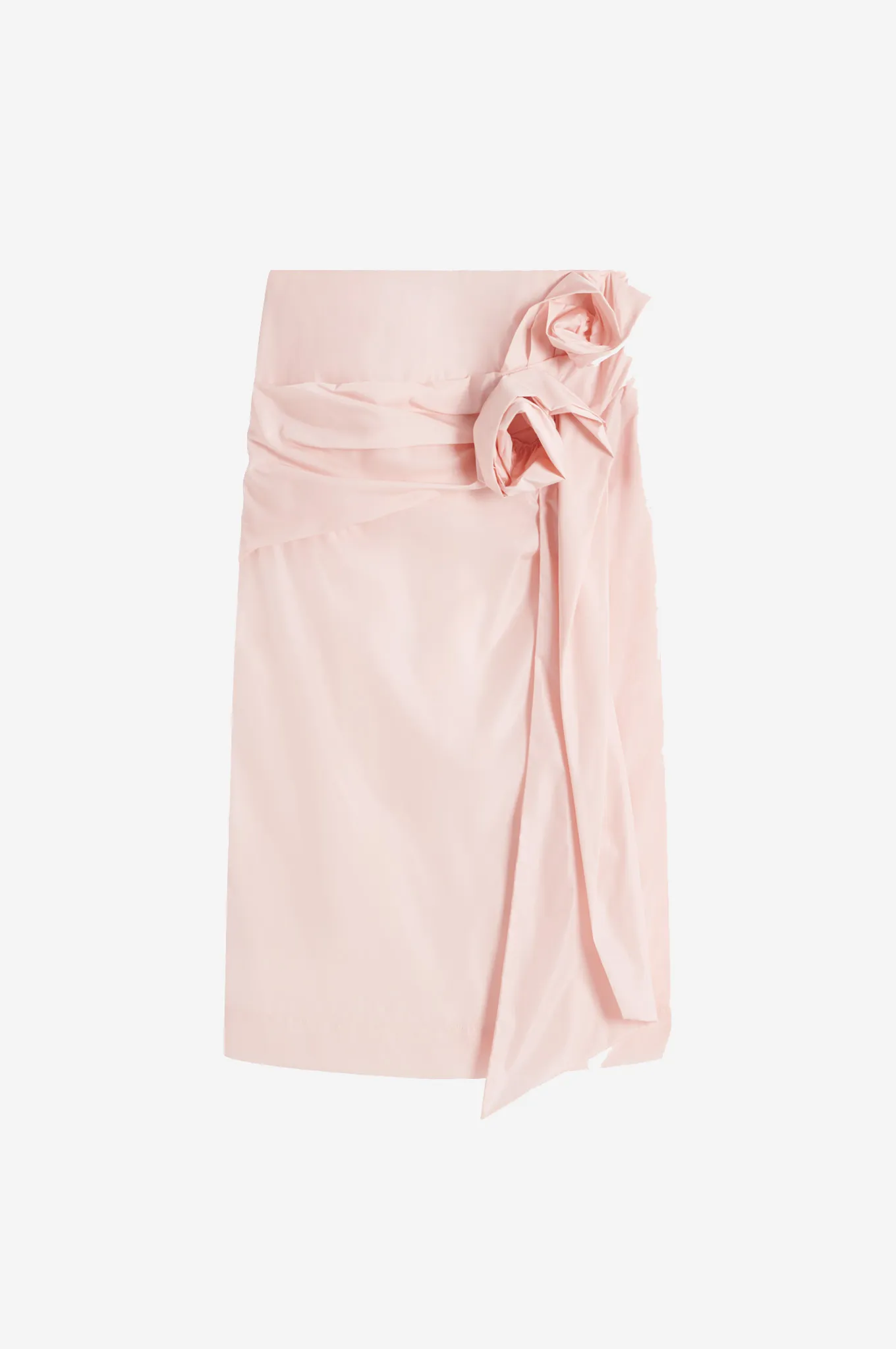 Pressed Rose Pencil Skirt sold by Simone Rocha