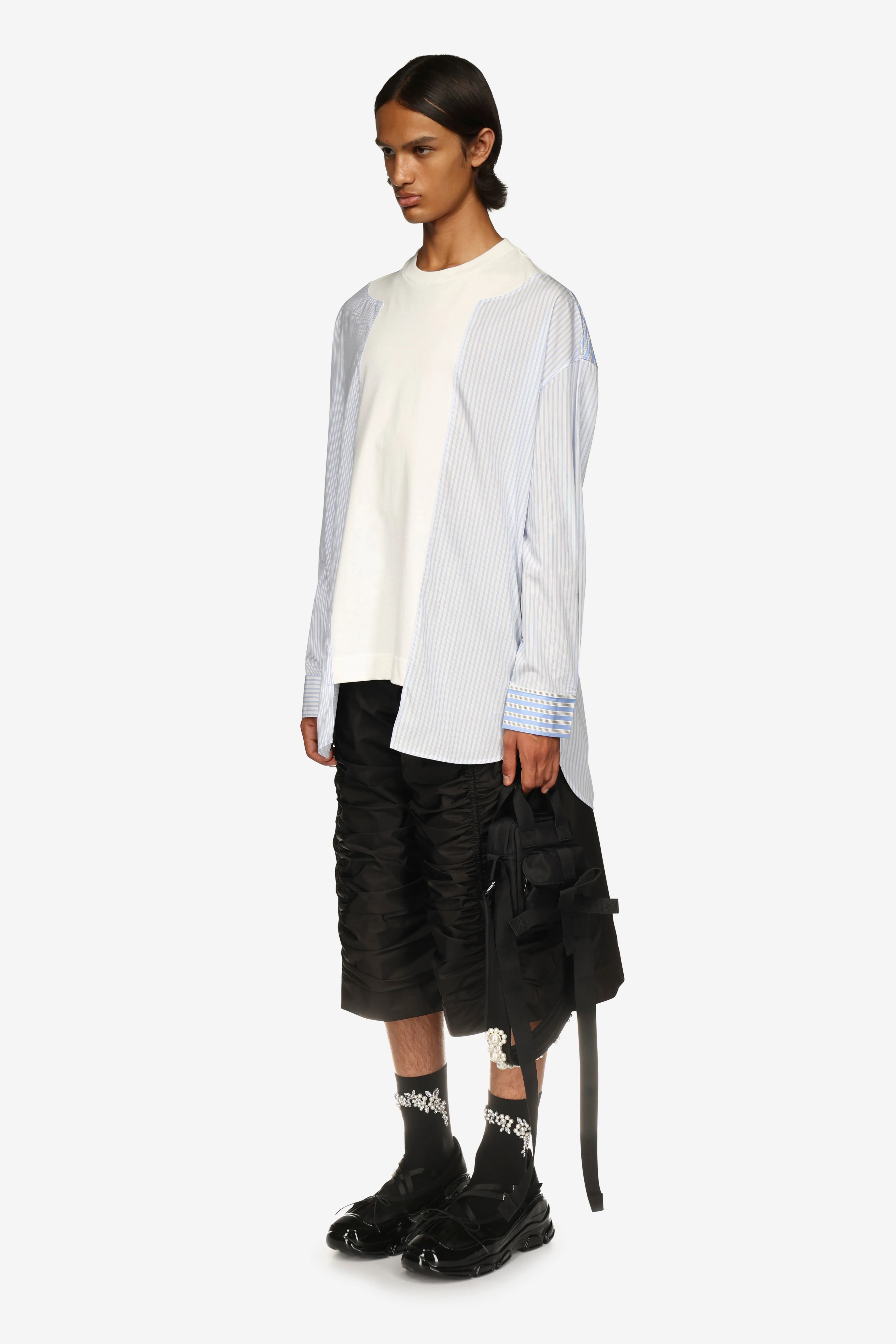 Long Sleeve Patchwork T-Shirt sold by Simone Rocha product image thumbnail 2