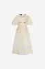Embellished Petal Sleeve Sculpted Corset Dress sold by Simone Rocha