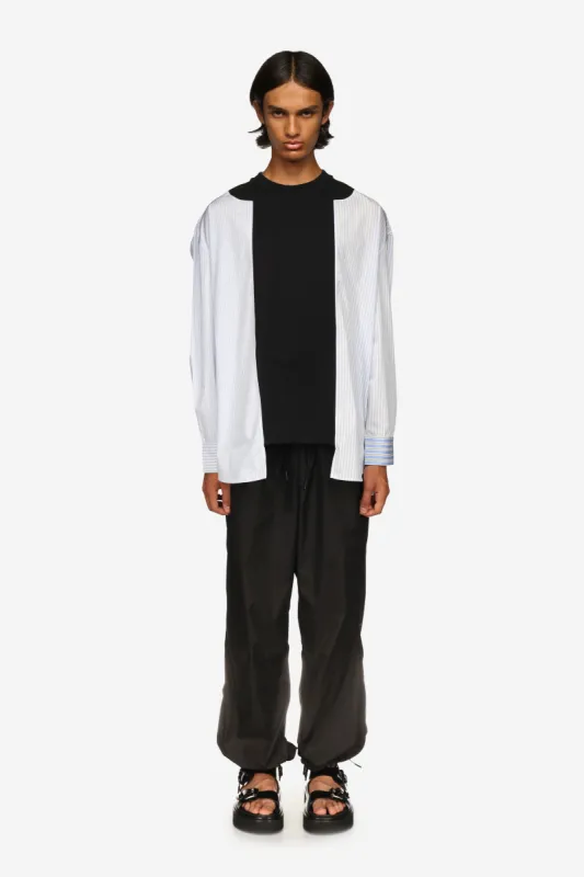 Long Sleeve Patchwork T-Shirt made by Simone Rocha