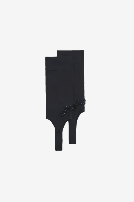 Cluster Flower Stirrup Socks made by Simone Rocha