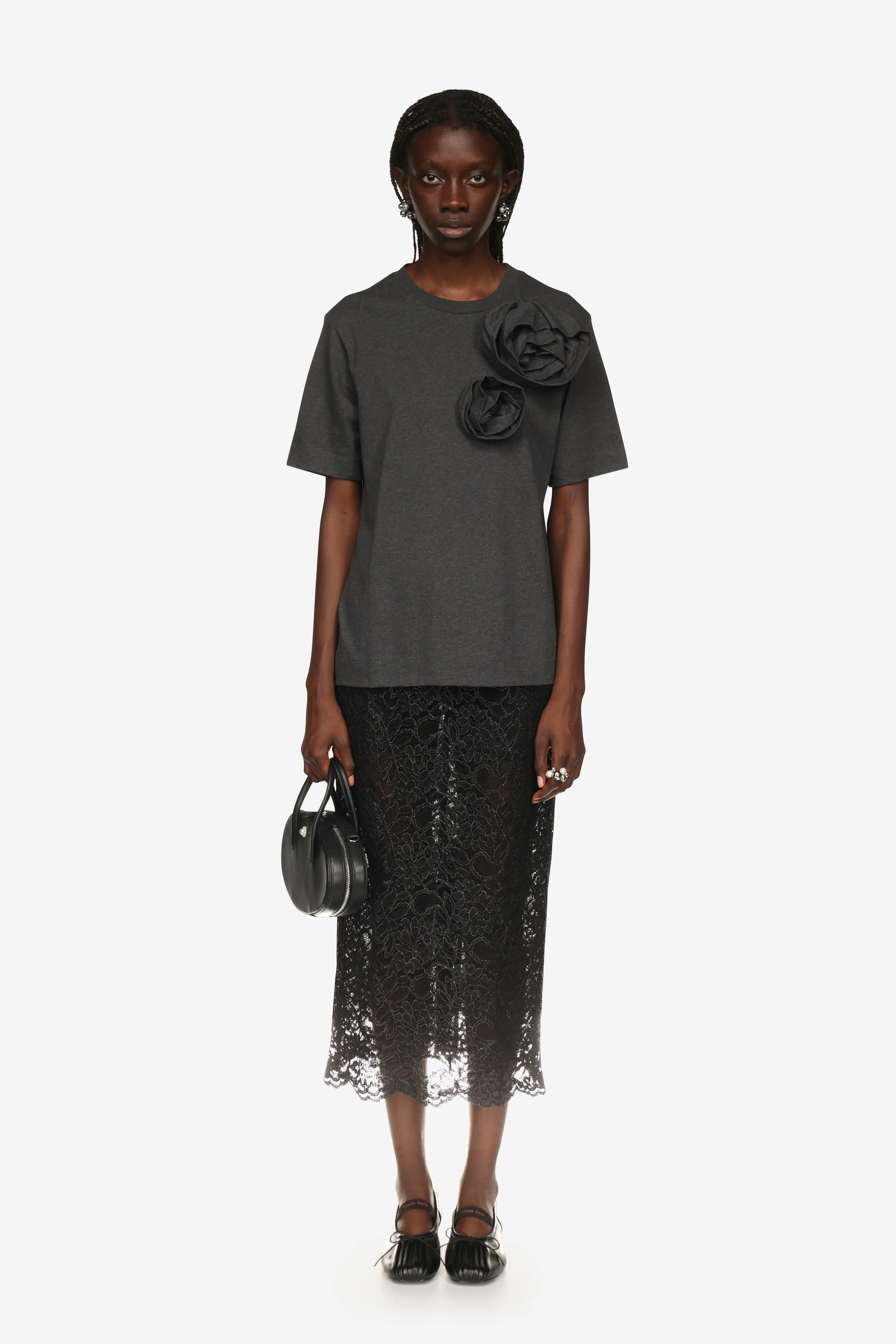 Pressed Rose T-Shirt sold by Simone Rocha