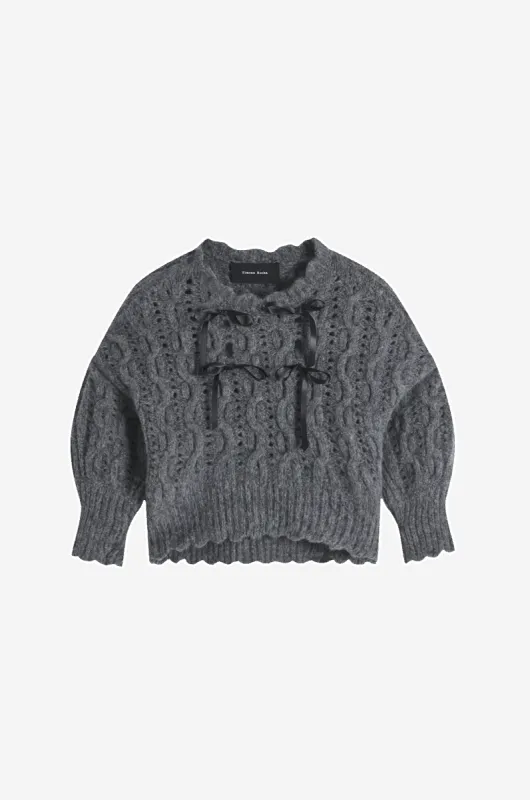 Lace Stitch Ribbon Jumper sold by Simone Rocha