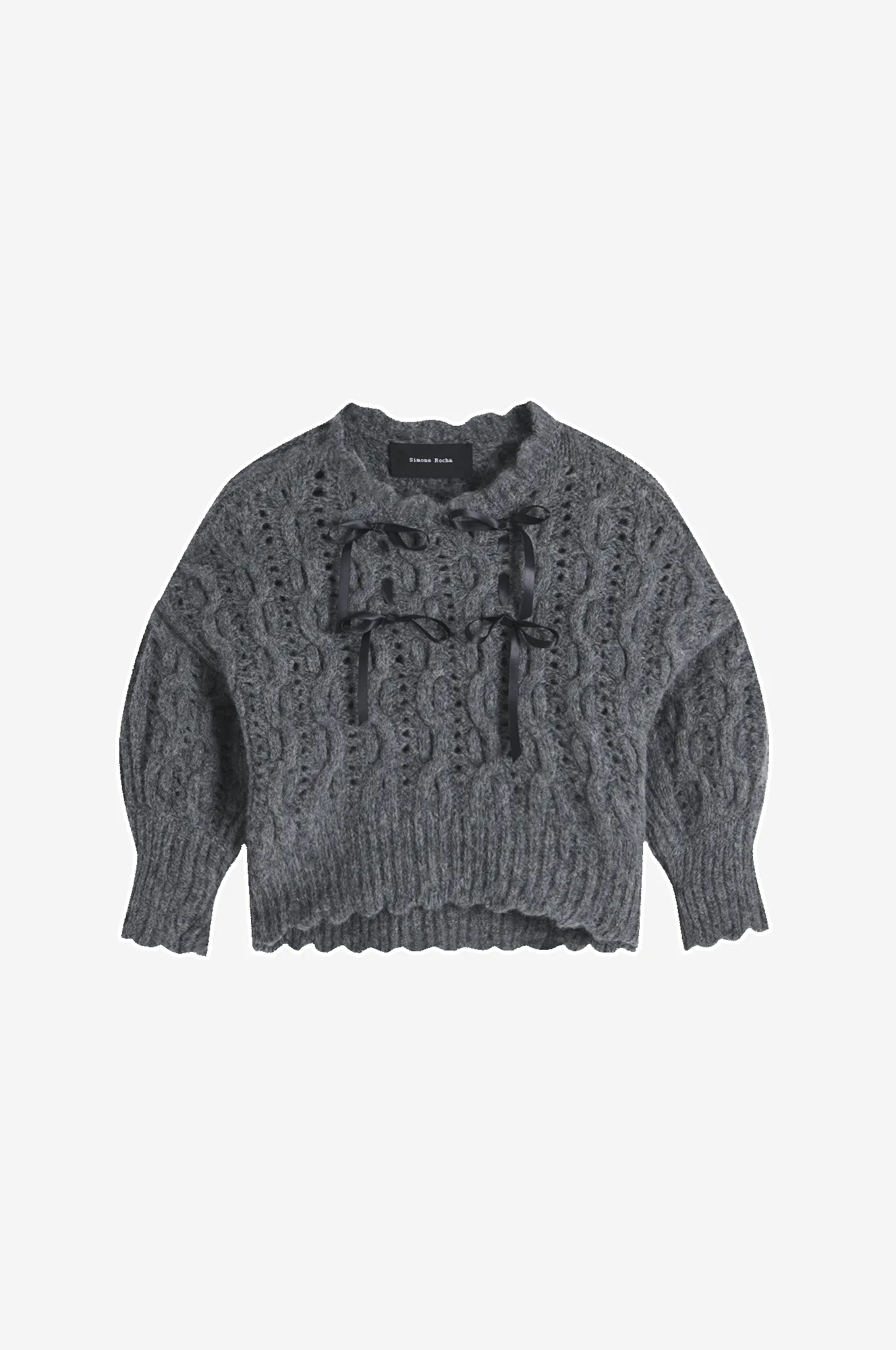Lace Stitch Ribbon Jumper sold by Simone Rocha