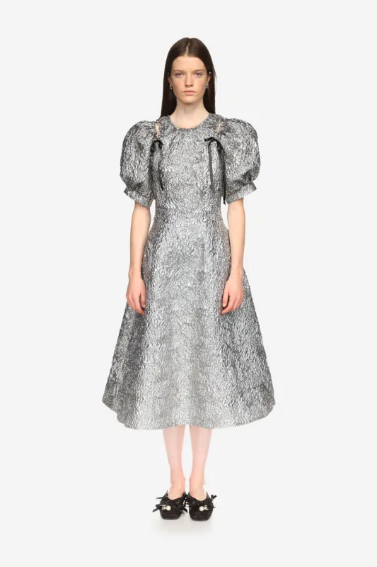 Puff Sleeve Signature Dress made by Simone Rocha