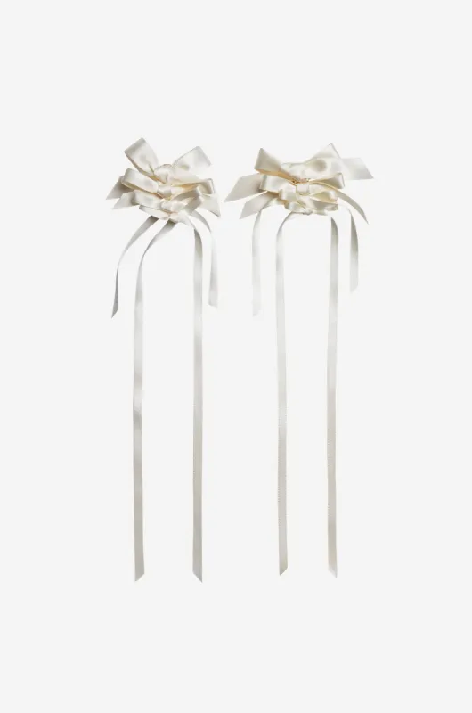 Rosette Bow Earrings sold by Simone Rocha