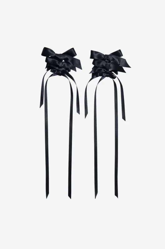 Rosette Bow Earrings made by Simone Rocha