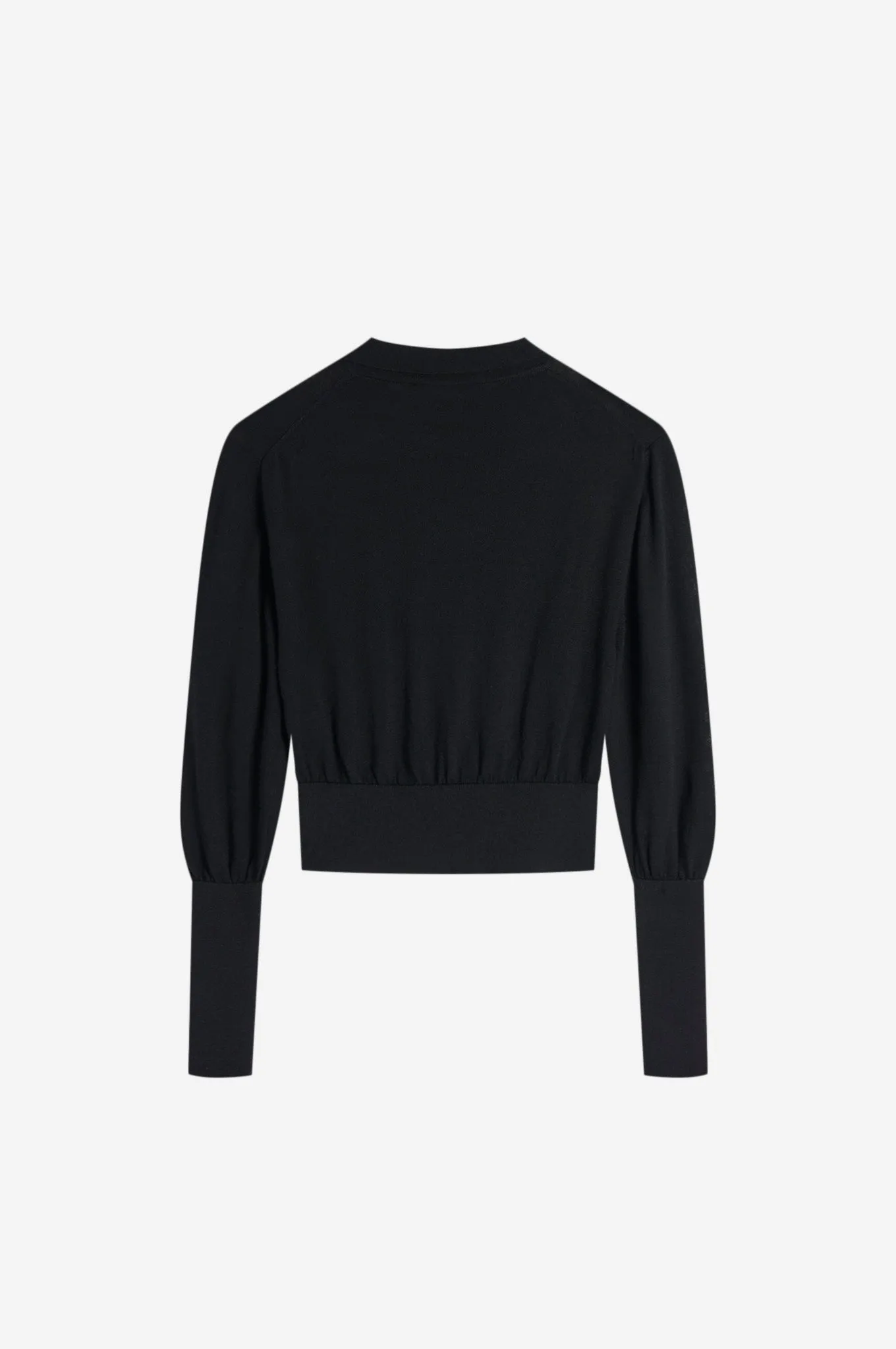 Embellished Merino Silk Knit Polo Jumper sold by Simone Rocha product image thumbnail 5