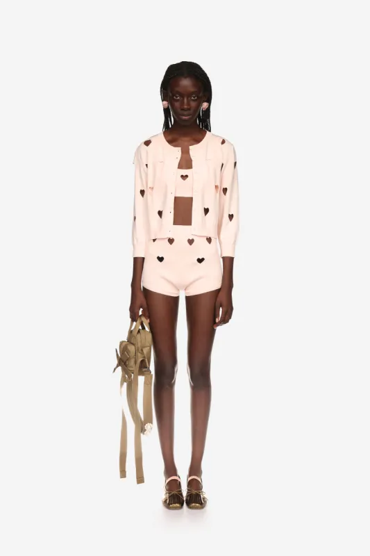 Cut Out Love Heart Cardigan made by Simone Rocha