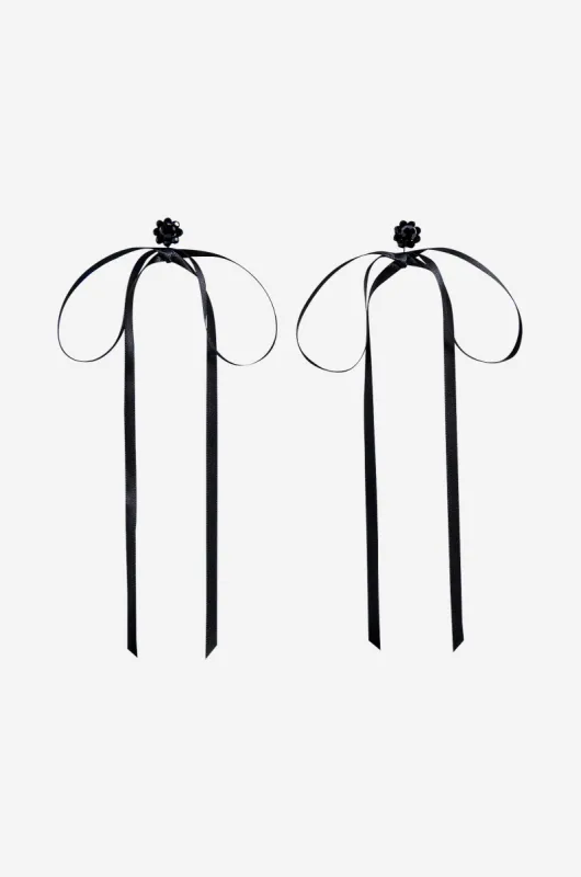 Bow Ribbon Stud Earrings sold by Simone Rocha